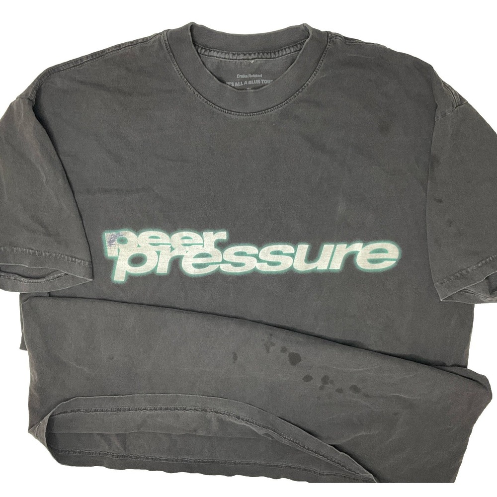 Drake T Shirt Mens Sz XL Its All A Blur Tour Official Peer Pressure Graphic Tee